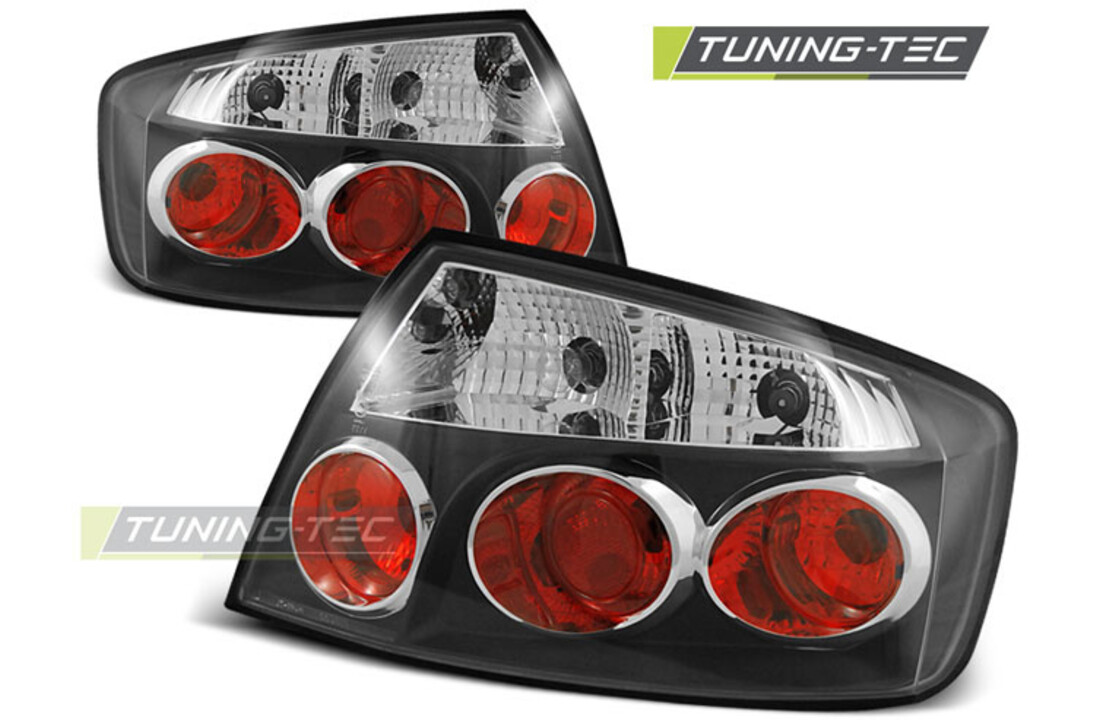 Achterlichten geschikt voor Peugeot 407 05 04- sedan zwart