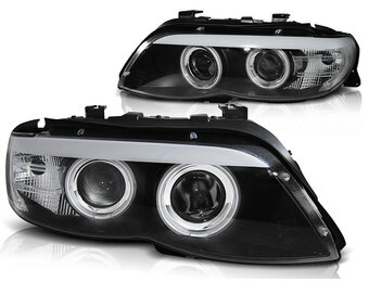 Koplampen xenon geschikt voor BMW X5 E53 11 03-06 zwart
