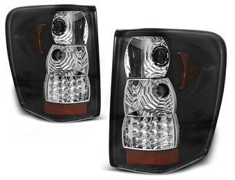 Achterlichten geschikt voor Chrysler Jeep Grand Cherokee 99-05 05 zwart LED