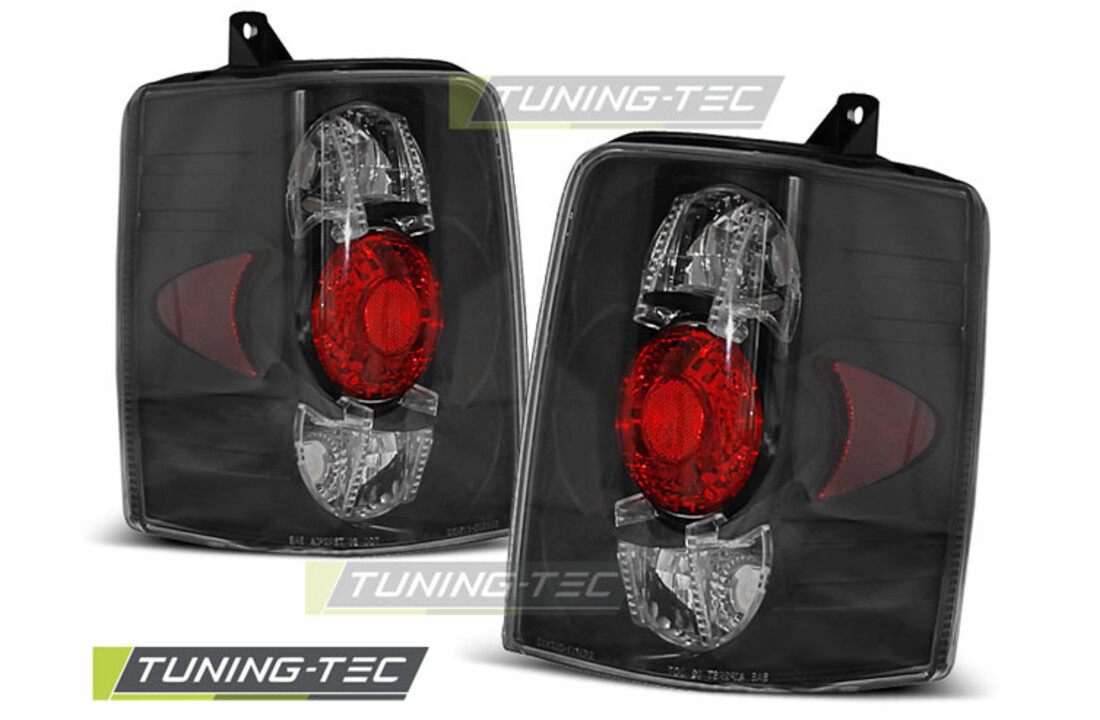 Achterlichten geschikt voor Chrysler Jeep Grand Cherokee (ZJ) 93-99 zwart