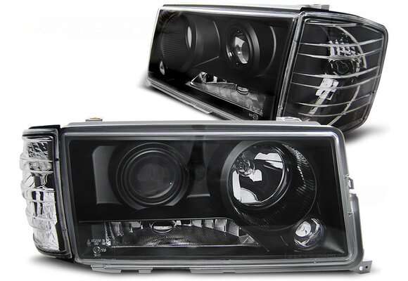 Koplampen geschikt voor Mercedes W201/190 12 82-05 93 zwart