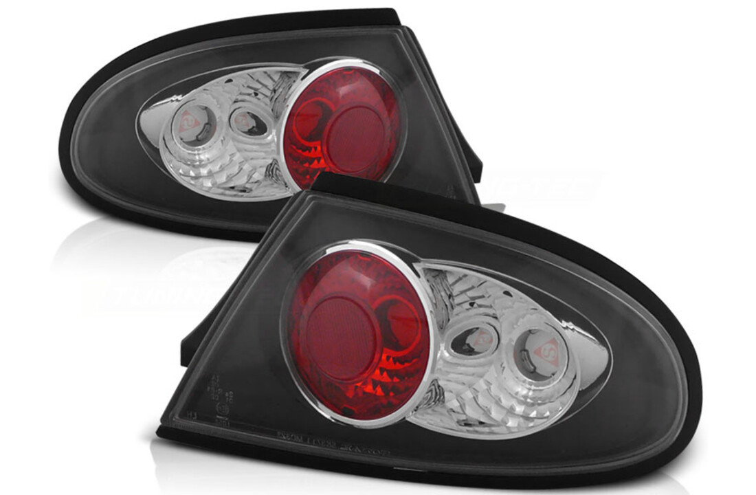 Achterlichten geschikt voor Mazda 323F BA 94-09 98 zwart