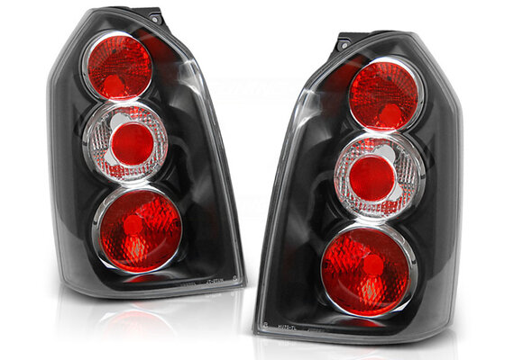 Achterlichten geschikt voor Hyundai Tucson 07 04-10 zwart