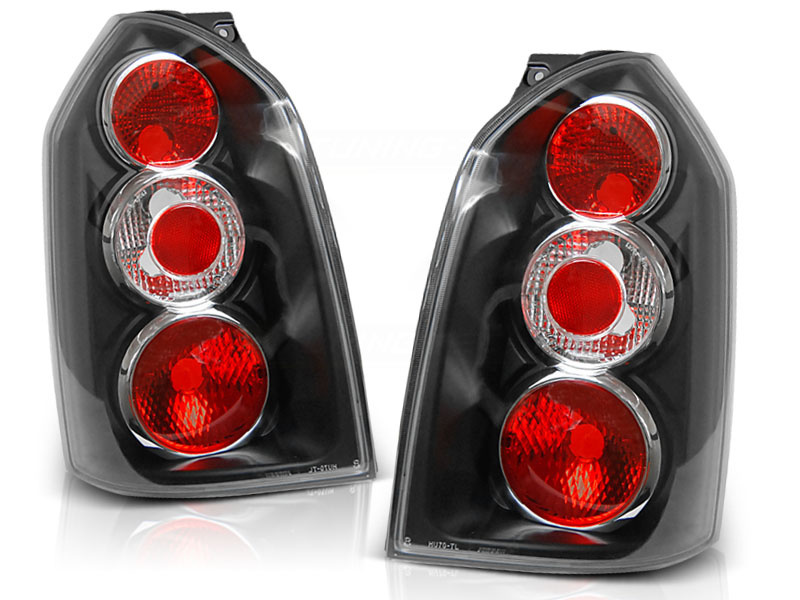 Achterlichten geschikt voor Hyundai Tucson 07 04-10 zwart