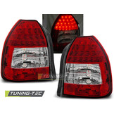 Achterlichten geschikt voor Honda Civic 09 95-02 01 3D rood helder LED