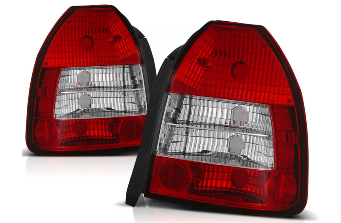 Achterlichten geschikt voor Honda Civic 09 95-02 01 3D rood helder