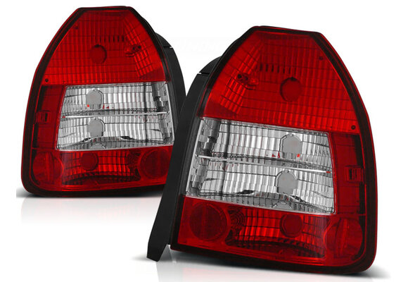 Achterlichten geschikt voor Honda Civic 09 95-02 01 3D rood helder