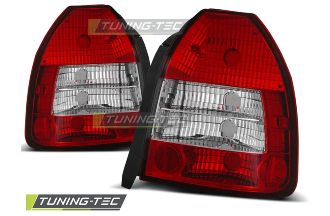 Achterlichten geschikt voor Honda Civic 09 95-02 01 3D rood helder