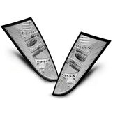 Achterlichten geschikt voor Ford Focus MK1 10 98-10 04 chroom LED