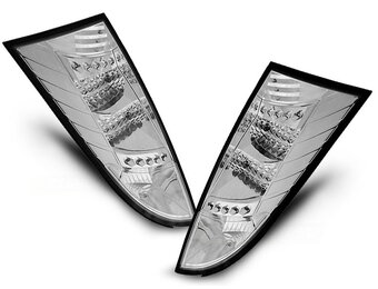 Achterlichten geschikt voor Ford Focus MK1 10 98-10 04 chroom LED