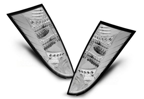 Achterlichten geschikt voor Ford Focus MK1 10 98-10 04 chroom LED