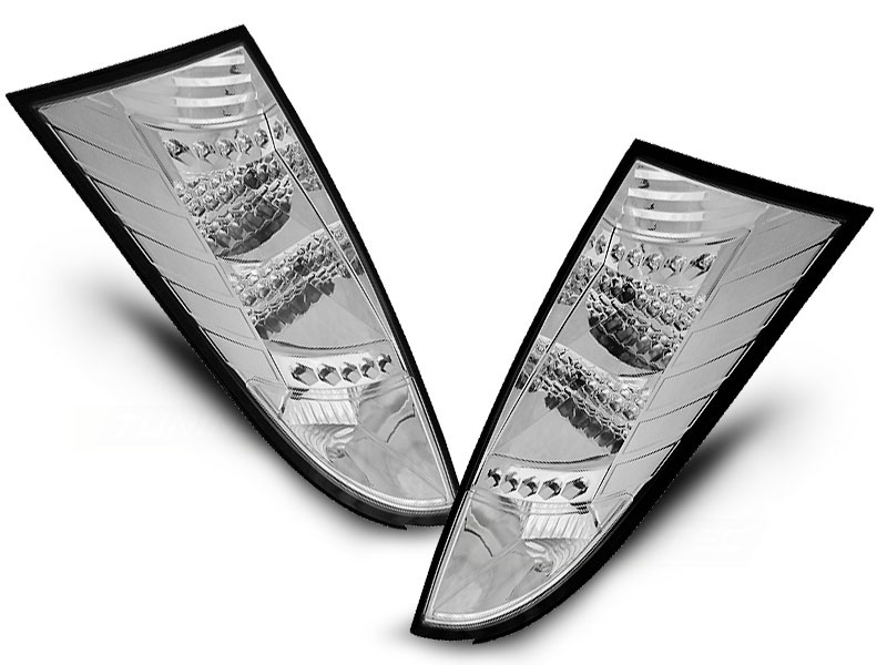 Achterlichten geschikt voor Ford Focus MK1 10 98-10 04 chroom LED