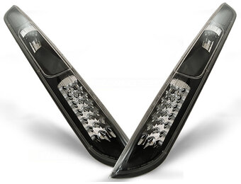Achterlichten geschikt voor Ford Focus MK2 09 04-08 hatchback zwart LED