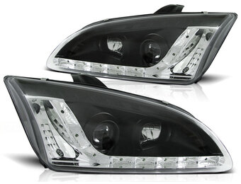 Koplampen met parkeerlicht geschikt voor Ford Focus II 09 04-01 08 zwart