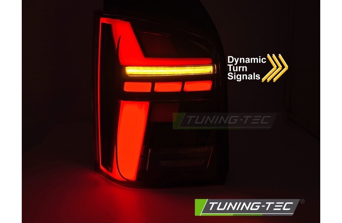 Achterlichten LED BAR Smoke Dynamisch geschikt voor VW T5 2003-2015