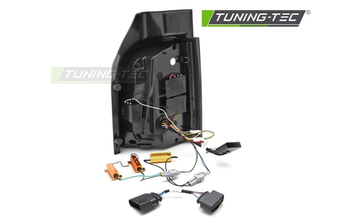 Achterlichten LED BAR Smoke Dynamisch geschikt voor VW T5 2003-2015
