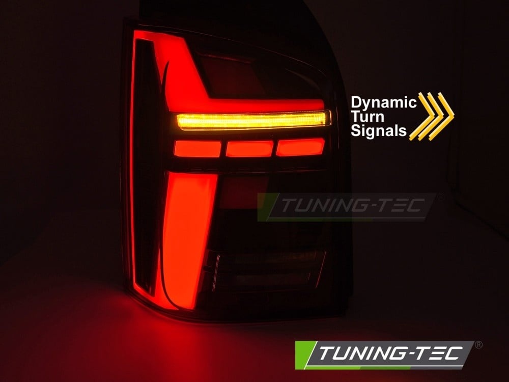 LED BAR Achterlichten Dynamisch Knipperlicht Rood geschikt voor VW T5 03-15