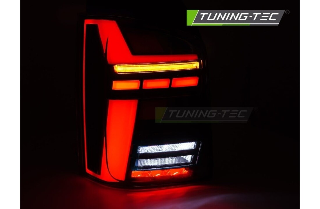 LED BAR Achterlichten Dynamisch Knipperlicht Rood geschikt voor VW T5 03-15