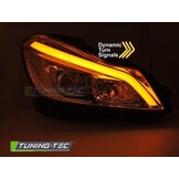 Koplampen Tube LED Chroom Sequentiële Knipperlichten DRL geschikt voor Mercedes W204 11-14