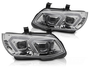 Xenon Koplampen Gele LED Chroom DRL geschikt voor BMW E92 E93 LCI 10-13