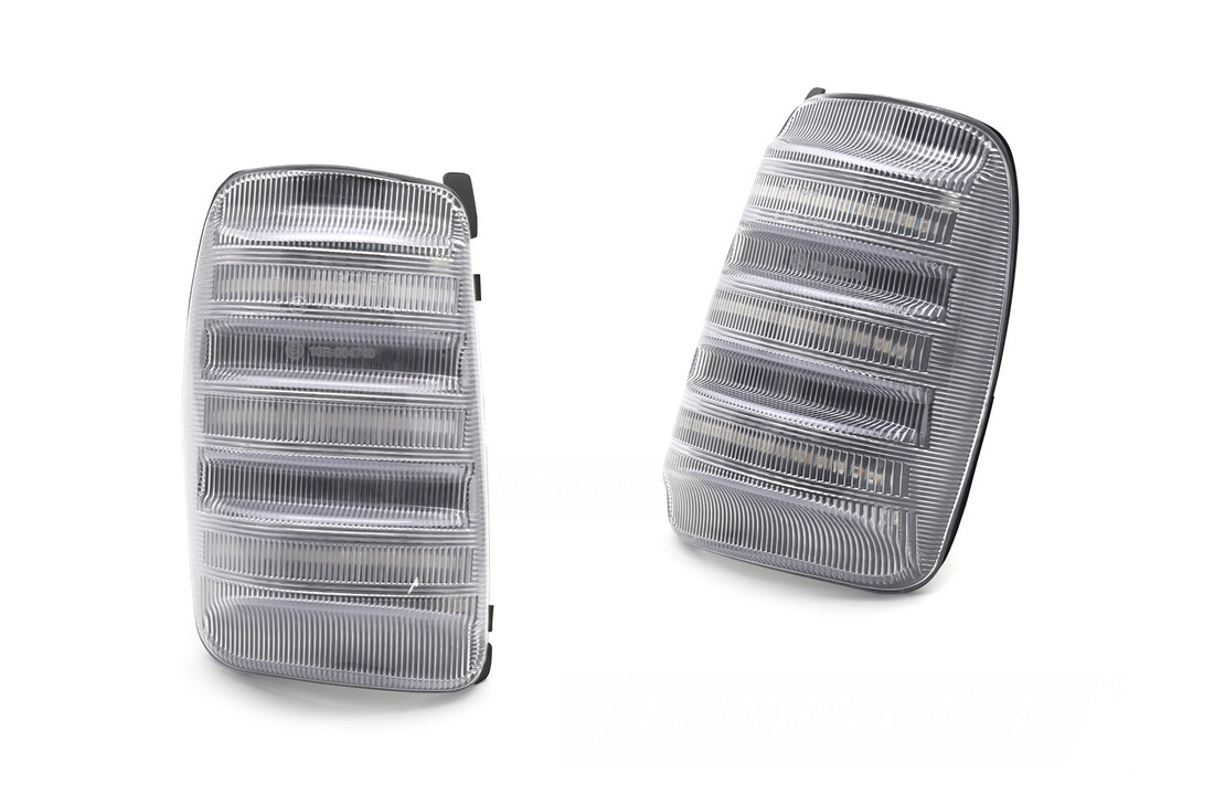 Zijknipperlicht in spiegel wit LED sequentieel geschikt voor Ford Transit 2013-