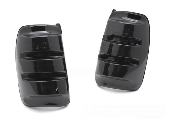 Dynamische LED Spiegelknipperlichten Smoke geschikt voor Ford Transit 2013-