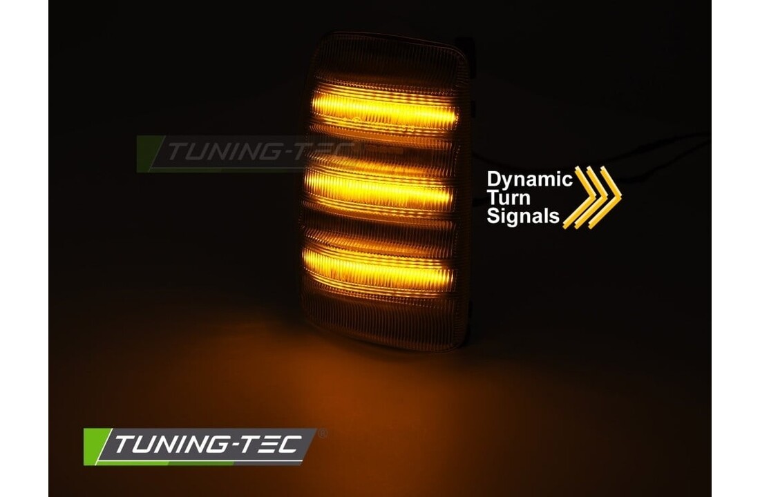 Dynamische LED Spiegelknipperlichten Smoke geschikt voor Ford Transit 2013-