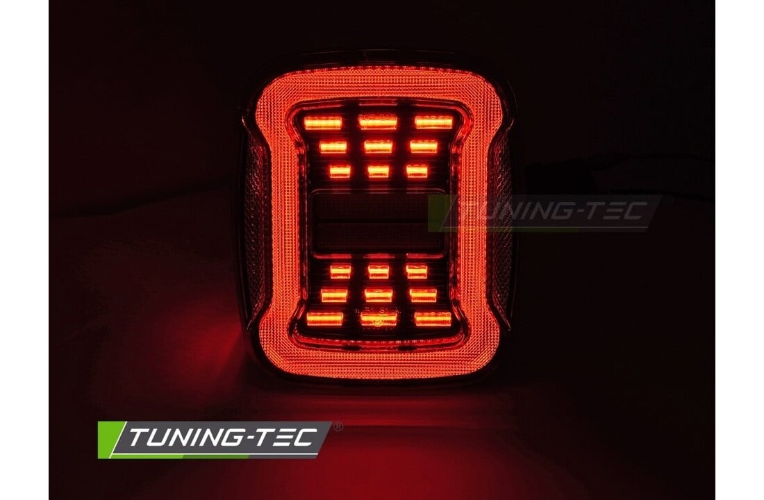 Achterlichten LED Jeep Wrangler YJ (91-96) TJ (96-06) Wit Dynamisch