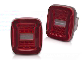 Achterlichten Jeep Wrangler YJ/TJ (91-06) Rood/Wit LED Dynamisch