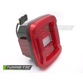 Achterlichten Jeep Wrangler YJ/TJ (91-06) Rood/Wit LED Dynamisch