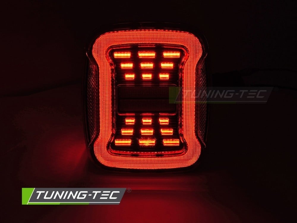 Achterlichten Jeep Wrangler YJ/TJ (91-06) Rood/Wit LED Dynamisch