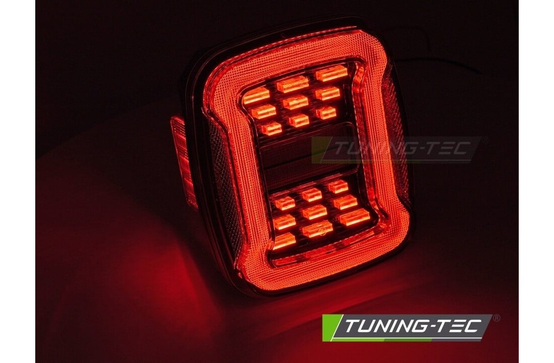 Achterlichten Jeep Wrangler YJ/TJ (91-06) Rood/Wit LED Dynamisch
