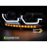 Koplampen geschikt voor VW Polo VI 2G (2017-2021) LED DRL Dynamisch Zwart