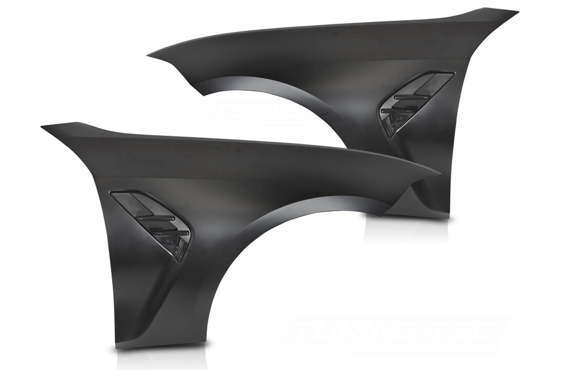 Spatborden Sport Stijl met Zijventilatie Zwart geschikt voor BMW G20 G21 (2019-2022)