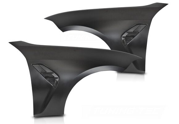 Spatborden Sport Stijl met Zijventilatie Zwart geschikt voor BMW G20 G21 (2019-2022)