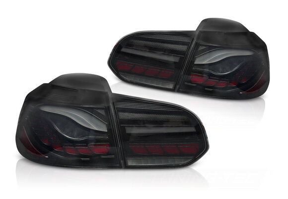 Achterlichten LED Smoke OLED geschikt voor VW Golf 6 (08-13)