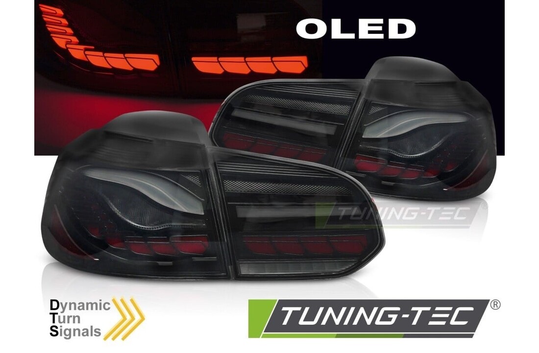 Achterlichten LED Smoke OLED geschikt voor VW Golf 6 (08-13)