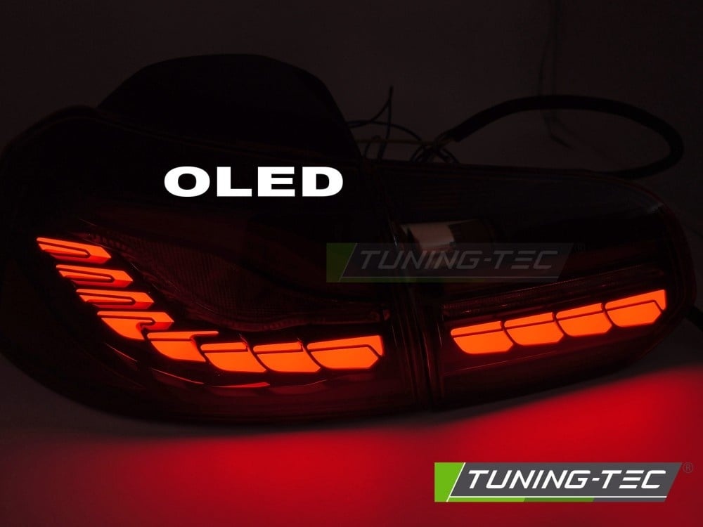 Achterlichten LED Smoke OLED geschikt voor VW Golf 6 (08-13)