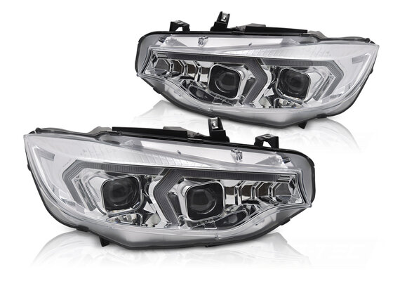 Xenon Koplampen Chroom geschikt voor BMW F32/F33 (2013-2017)