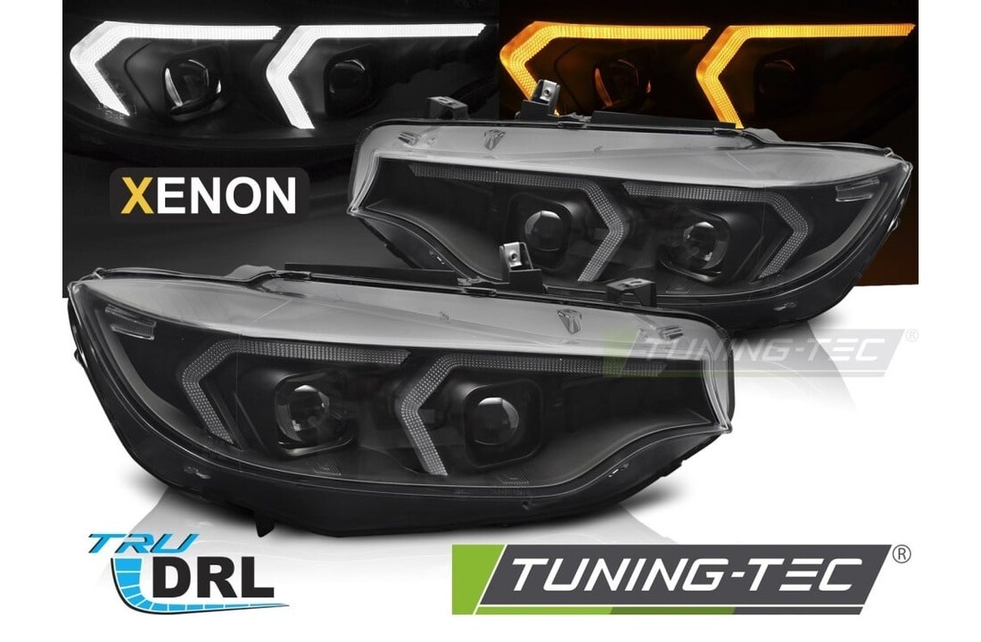 Xenon Koplampen Zwart geschikt voor BMW F32/F33 13-17