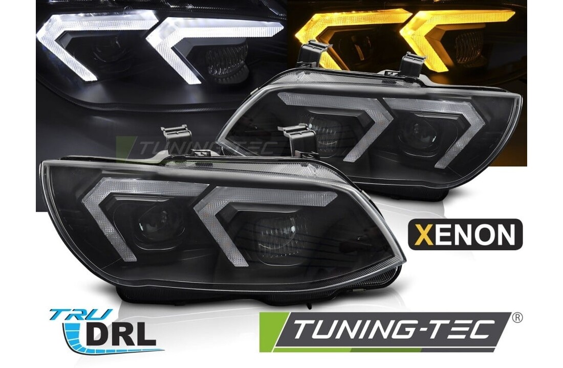 Xenon Koplampen Zwart geschikt voor BMW E92/E93 LCI 10-13