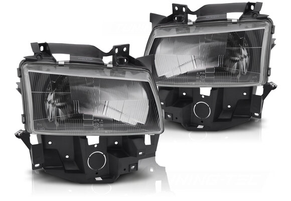 Koplampen geschikt voor VW T4 Bus 08.96-03.03 Zwart Halogeen E-gekeurd