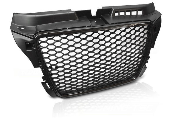 Grille Sport Glanzend Zwart PDC geschikt voor Audi A3 08-12