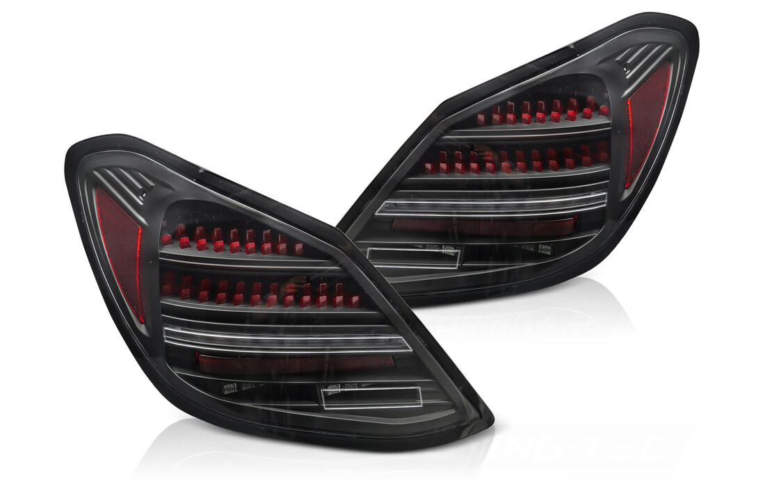 LED Achterlichten Zwart Rood Dyn. geschikt voor Mercedes C-Klasse W205 14-21