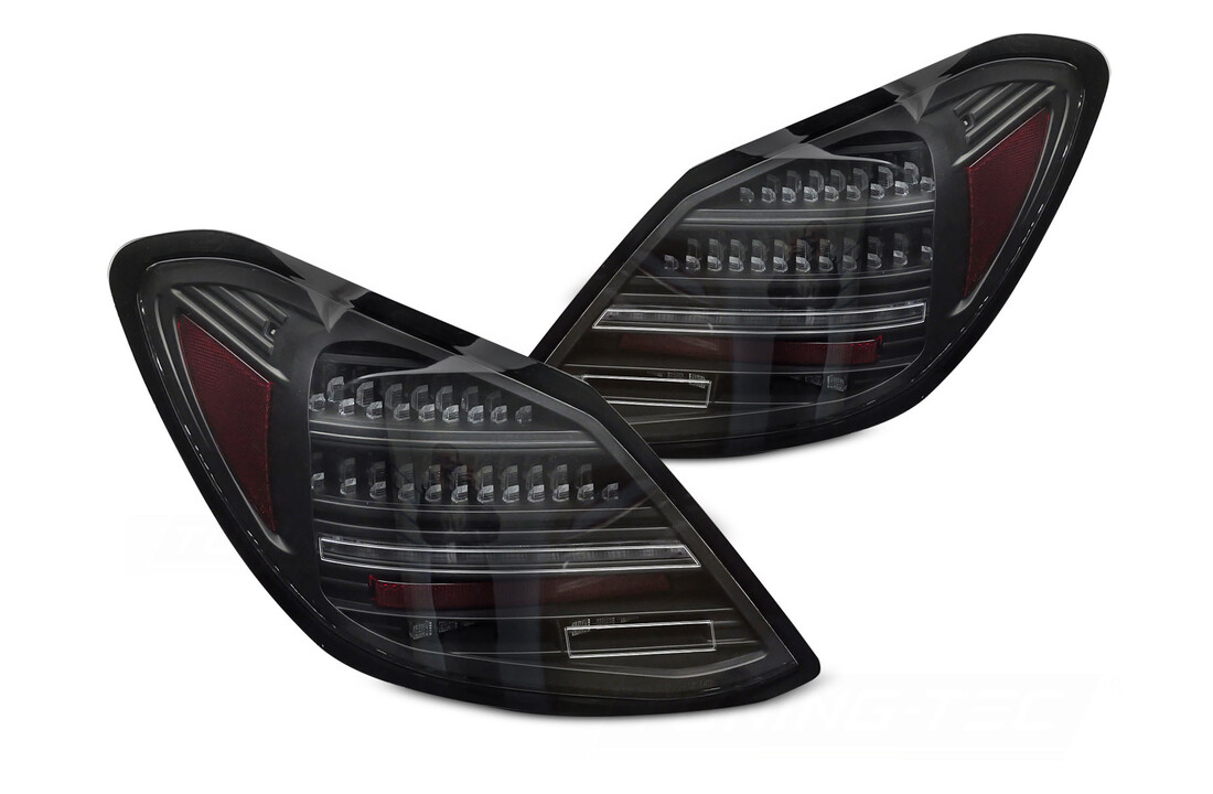 LED Achterlichten Zwart Dynamisch geschikt voor Mercedes C-Klasse W205 14-21