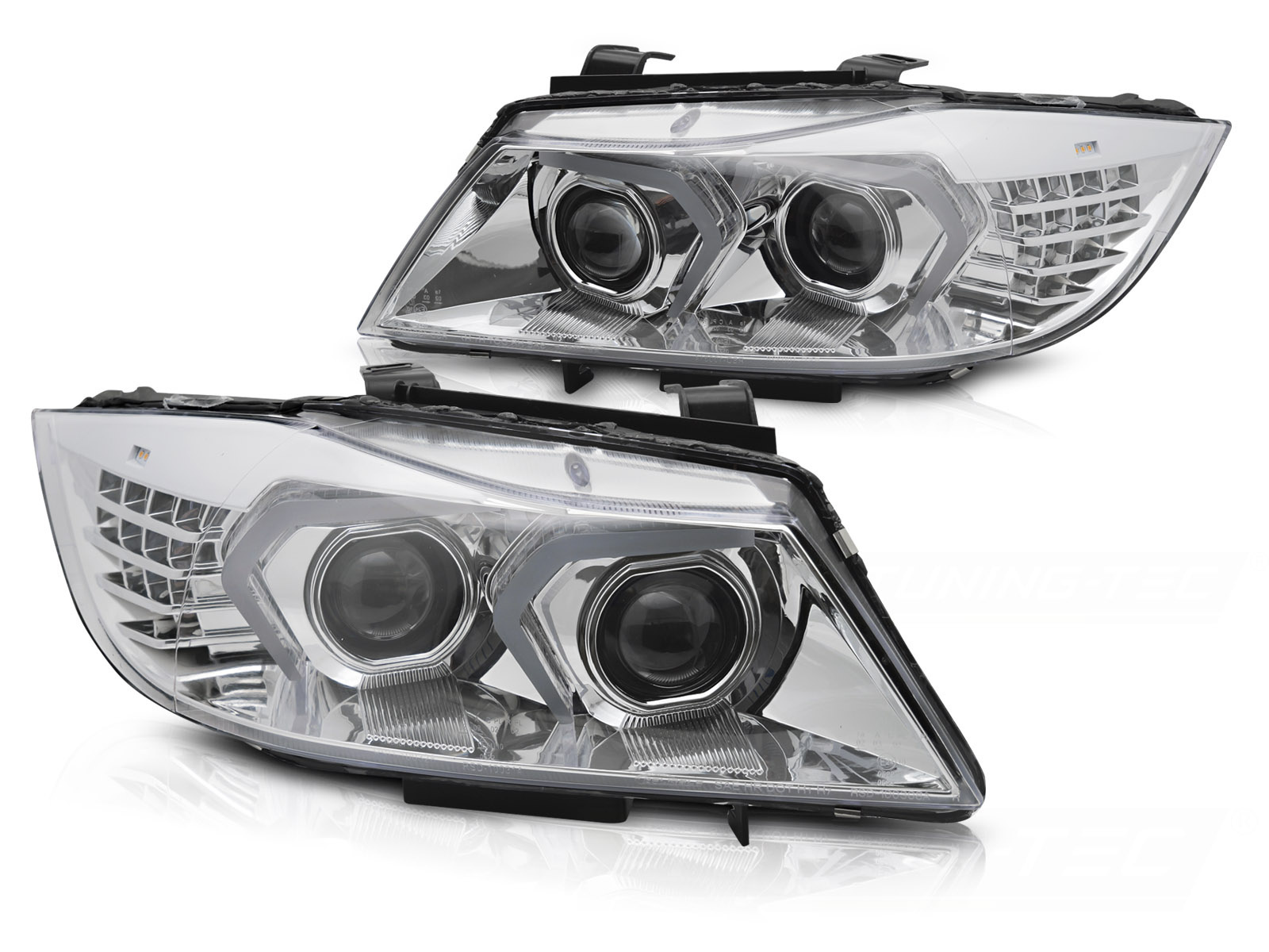 Xenon Koplampen LED Chroom geschikt voor BMW E90/E91 LCI 09-11