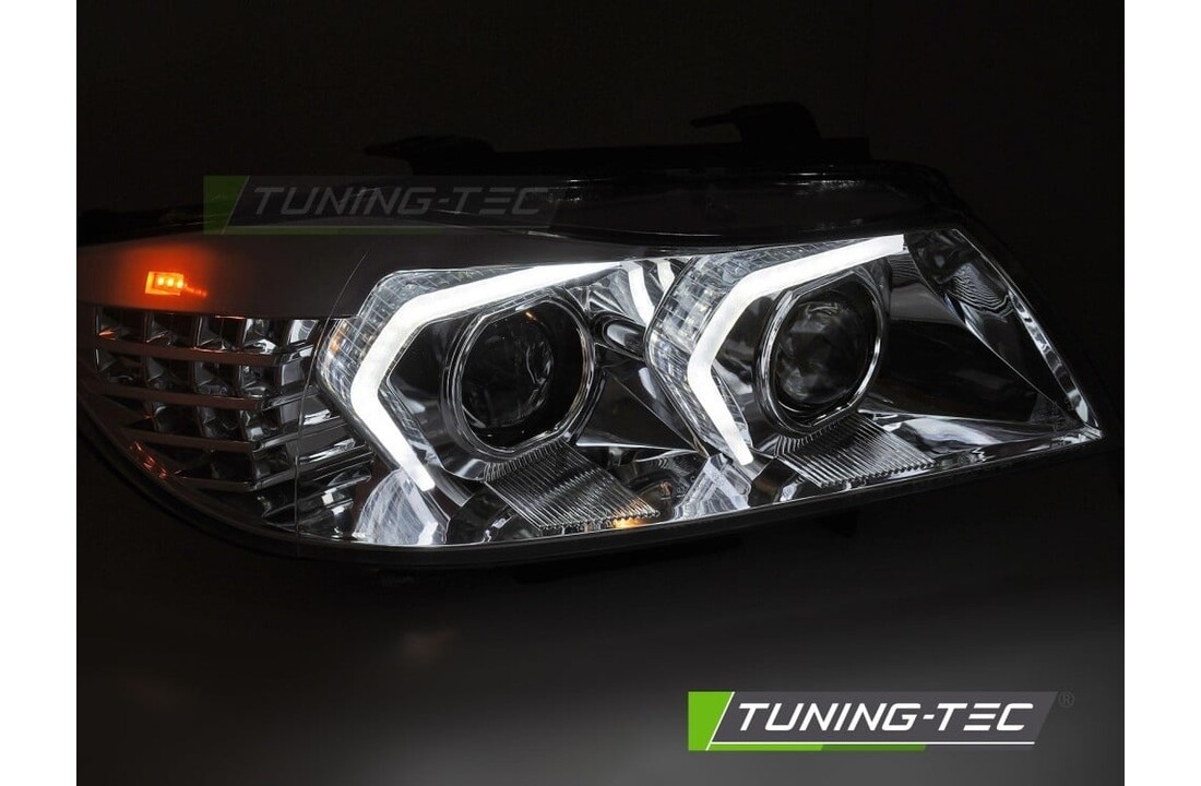 Xenon Koplampen LED Chroom geschikt voor BMW E90/E91 LCI 09-11