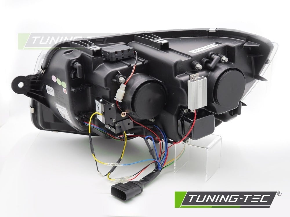 LED Koplampen Tube Light Chroom DRL Dynamische Knipperlichten geschikt voor VW T6 15-19