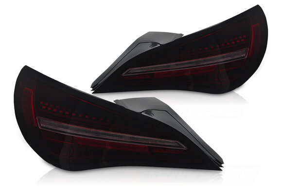 LED Achterlichten Dynamisch Zwart Rood Rook geschikt voor Mercedes CLA C117 (13-16)