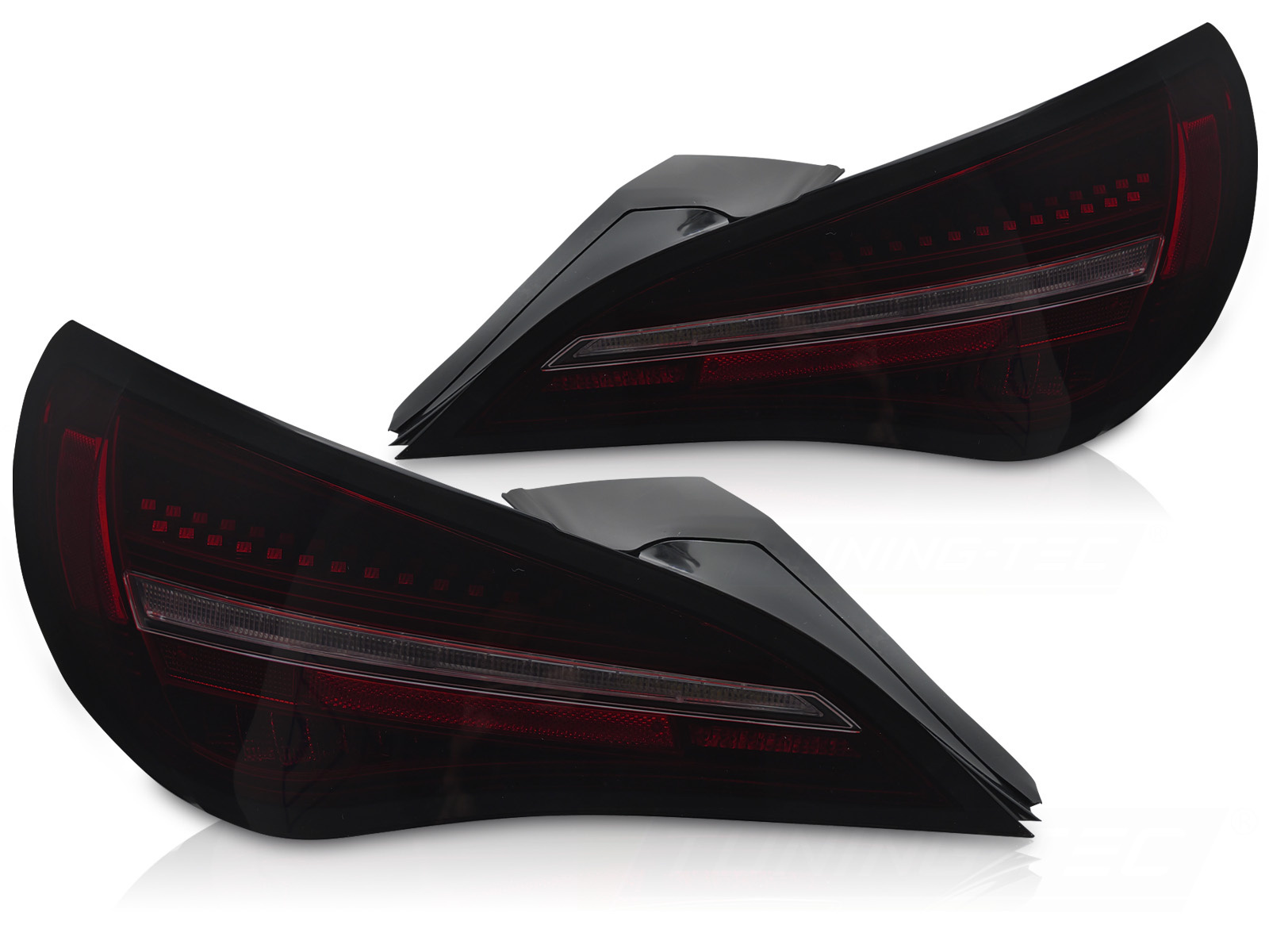 LED Achterlichten Dynamisch Zwart Rood Rook geschikt voor Mercedes CLA C117 (13-16)